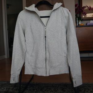 Lululemon Scuba Hoodie - Heathered Cream Size 4